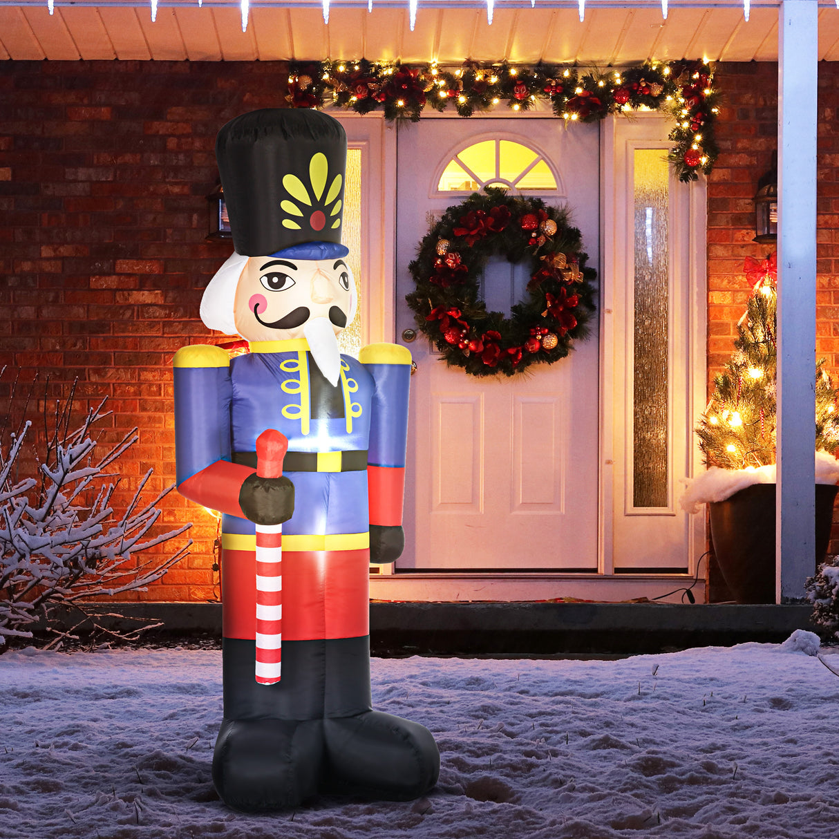 8ft--Nutcracker-Toy-Soldier-with-Scepter,-with-LED-Lights-Display-Christmas-Inflatables-Outdoor-Christmas-Decor