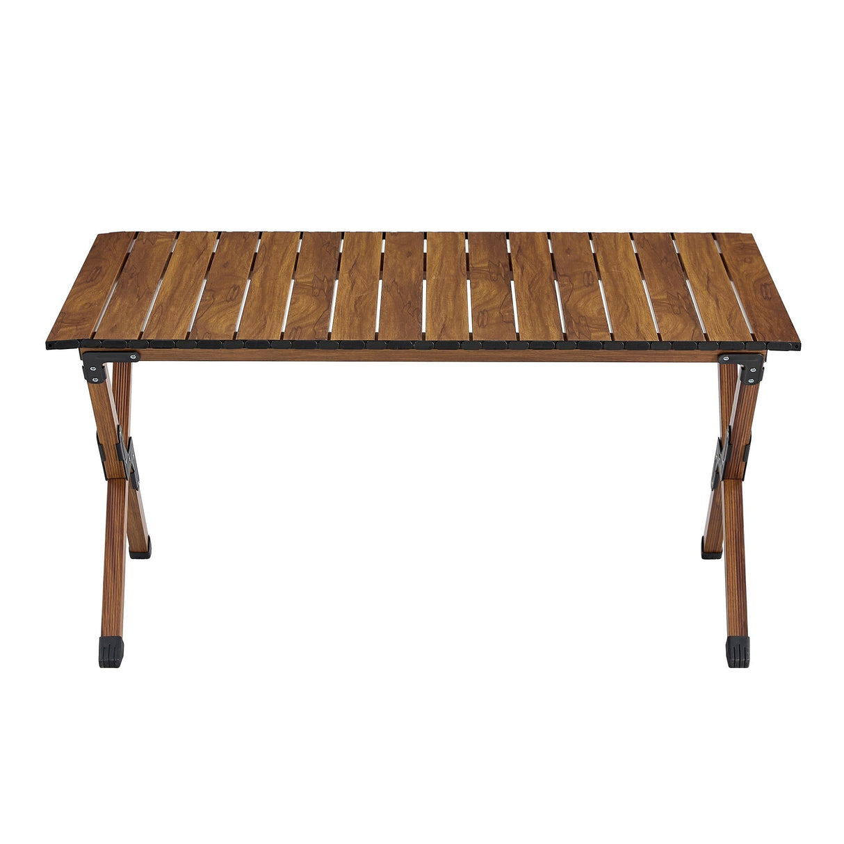 Lightweight Aluminum Roll-Up Rectangular Outdoor Table