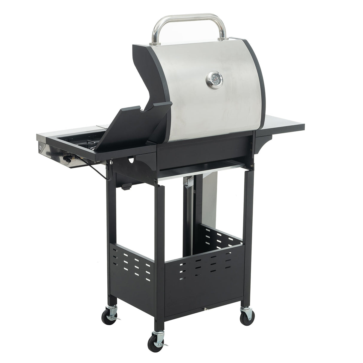 Propane Grill 3 Burner Stainless Steel Gas Grill with Side Burner