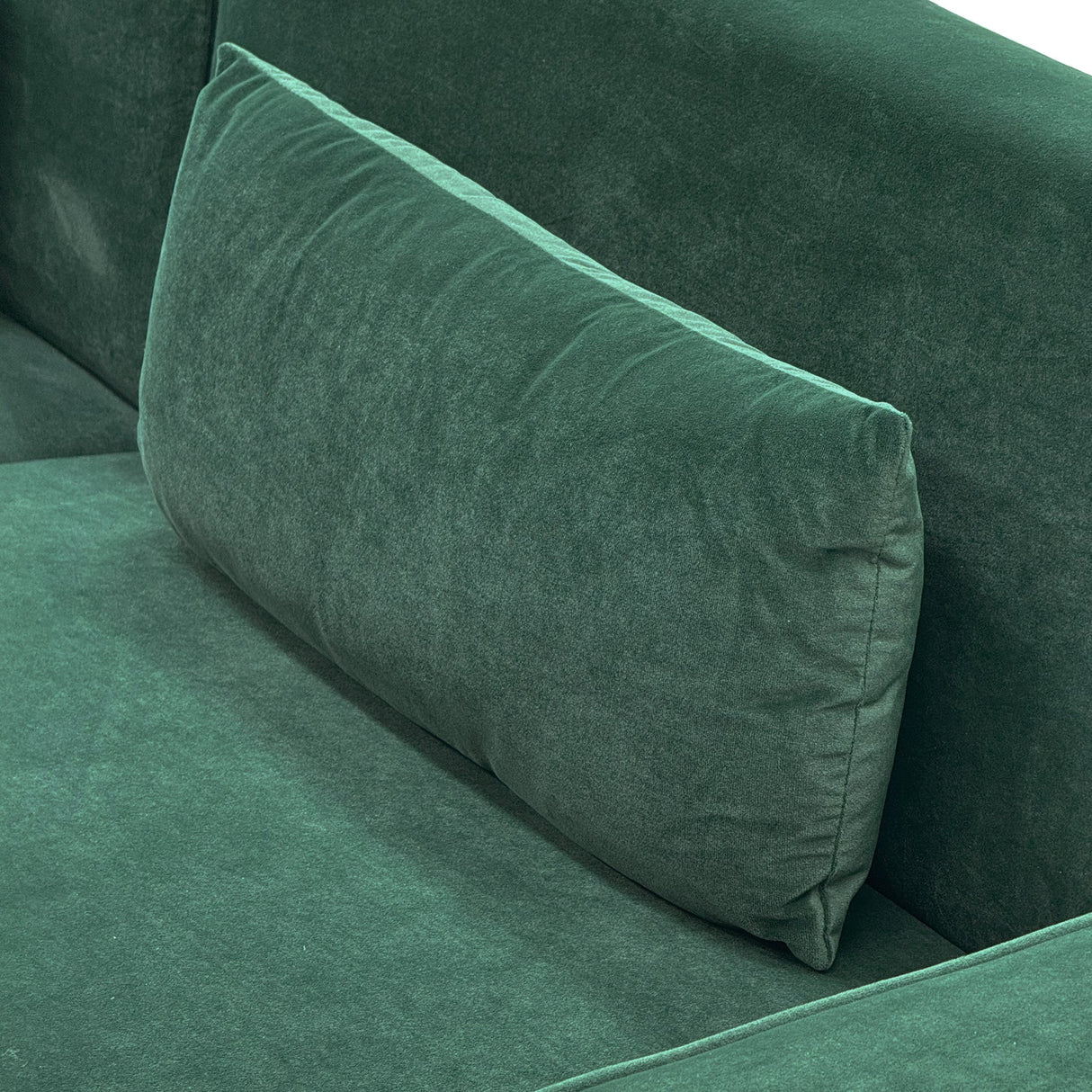 Emerald Green Velvet 2-Piece Sofa Set