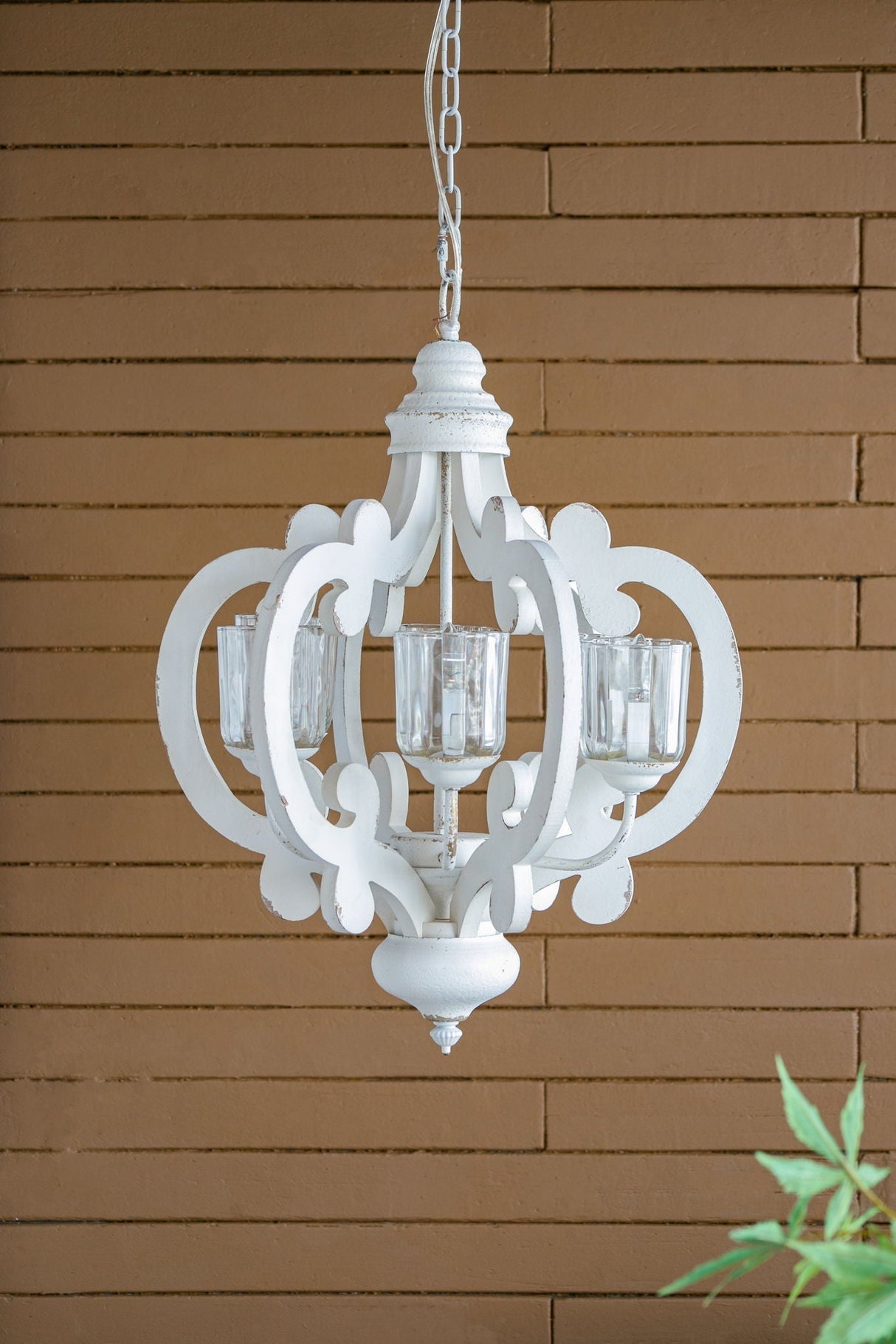 Farmhouse 6-Light Wood Chandelier Pendant Light Fixture