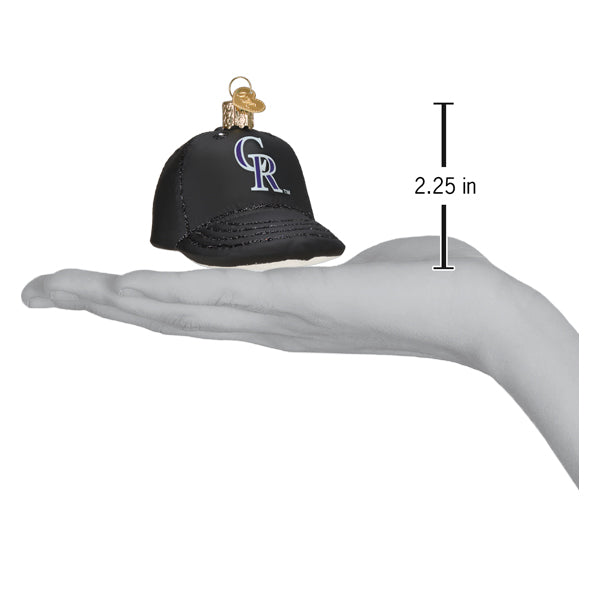 Rockies Baseball Cap Ornament