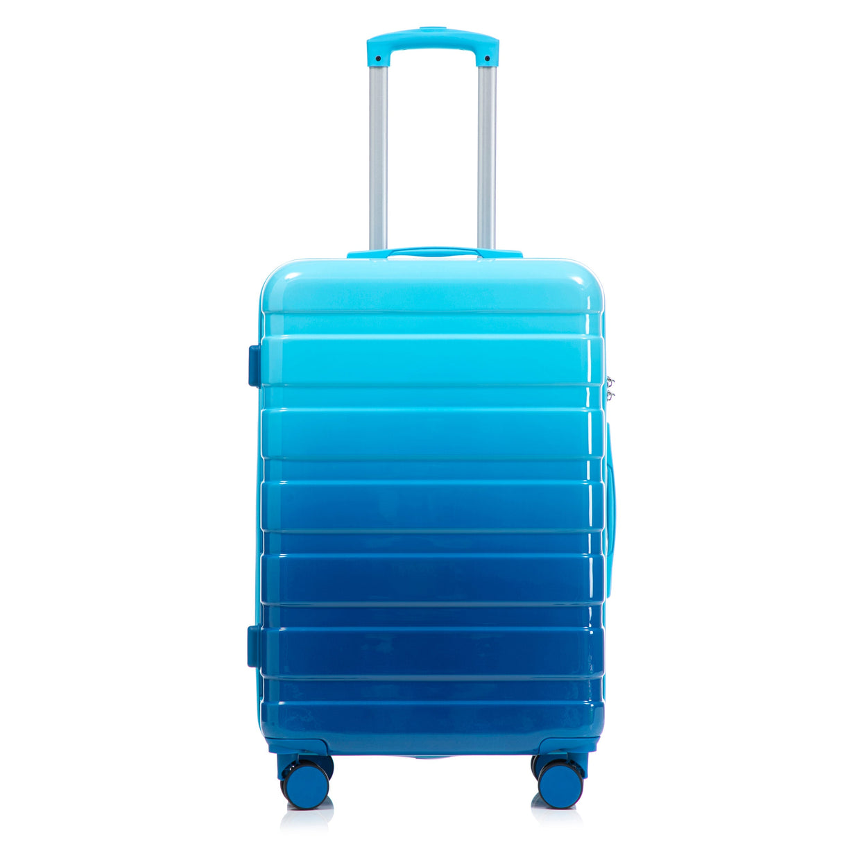 3-Piece PC Spinner Wheel Luggage Set with Gradient Color