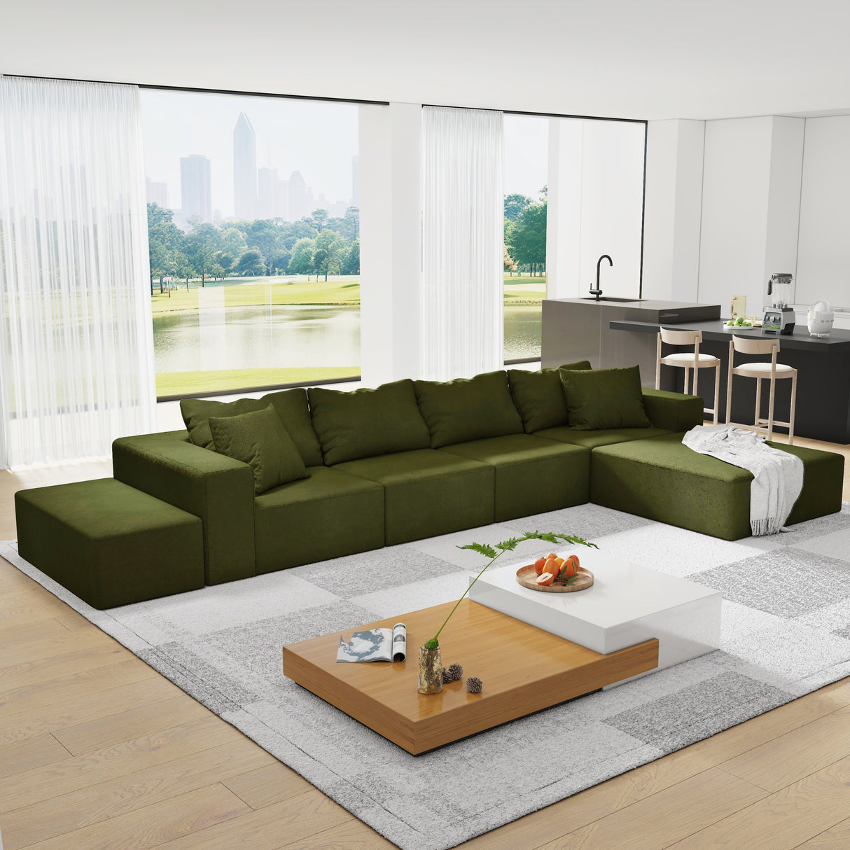 Modern-Upholstered-Sectional-Sofa-Couch-Set,-Modular-132'-L-Shaped-Sectional-Sofas-&-Sectionals