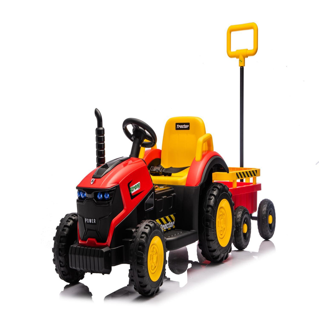Kids Electric Ride-On Tractor With Trailer