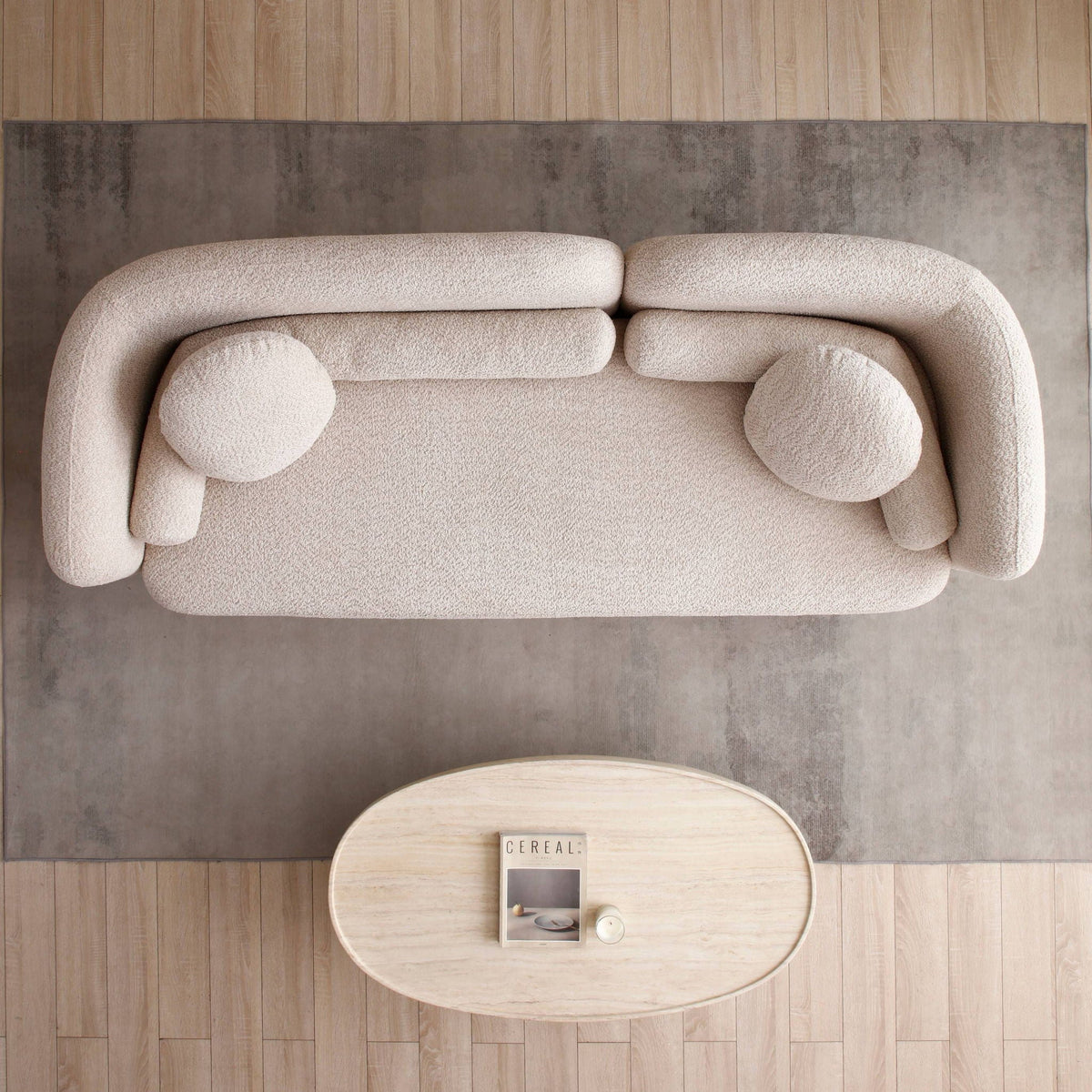 Luxury Modern Couch, 3 Seater Sofa For Living Room