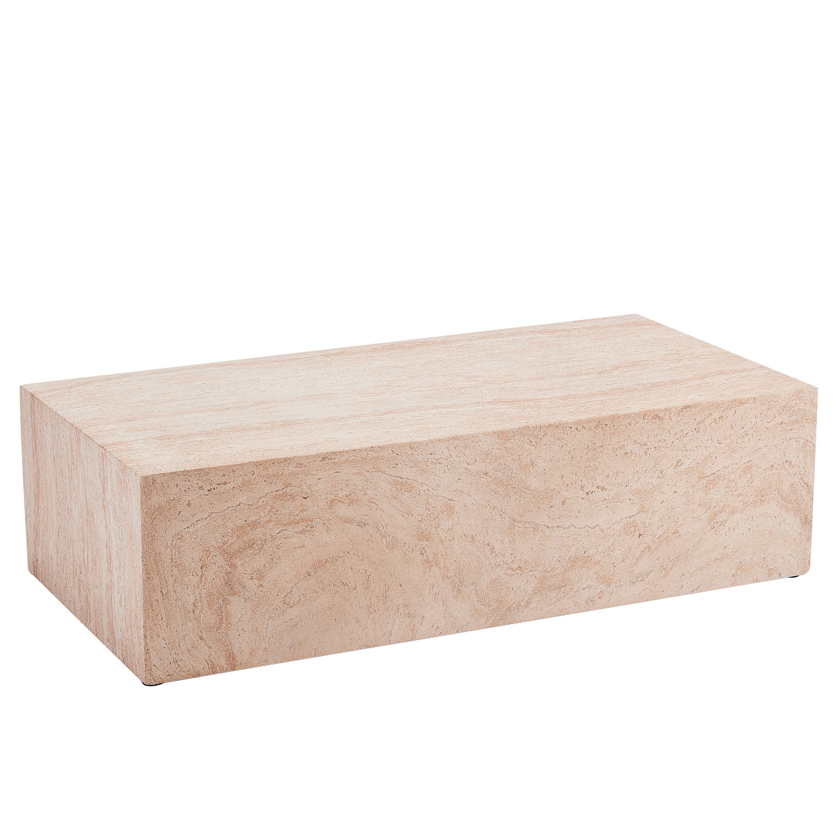 43.5" L x 22" W Rectangular MGO Coffee Table for Indoor and Outdoor Use