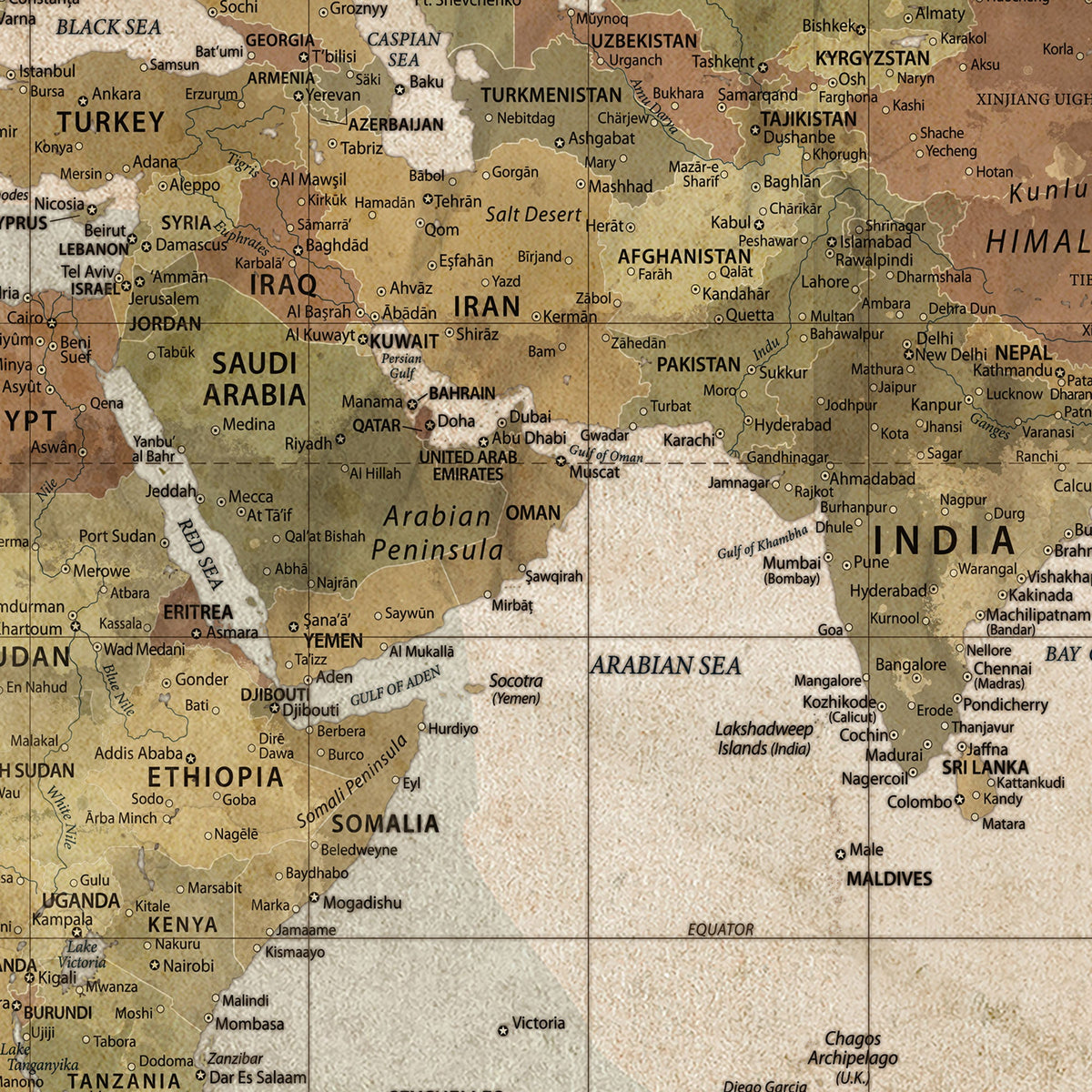 Personalized Push Pin World Map Canvas Print – Custom