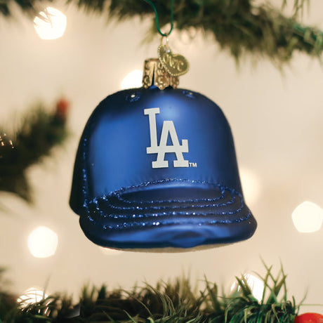 Dodgers-Baseball-Cap-Ornament-Christmas-Ornaments