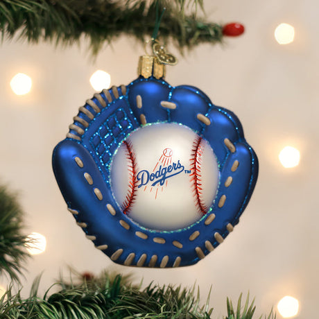 Dodgers-Baseball-Mitt-Ornament-Christmas-Ornaments