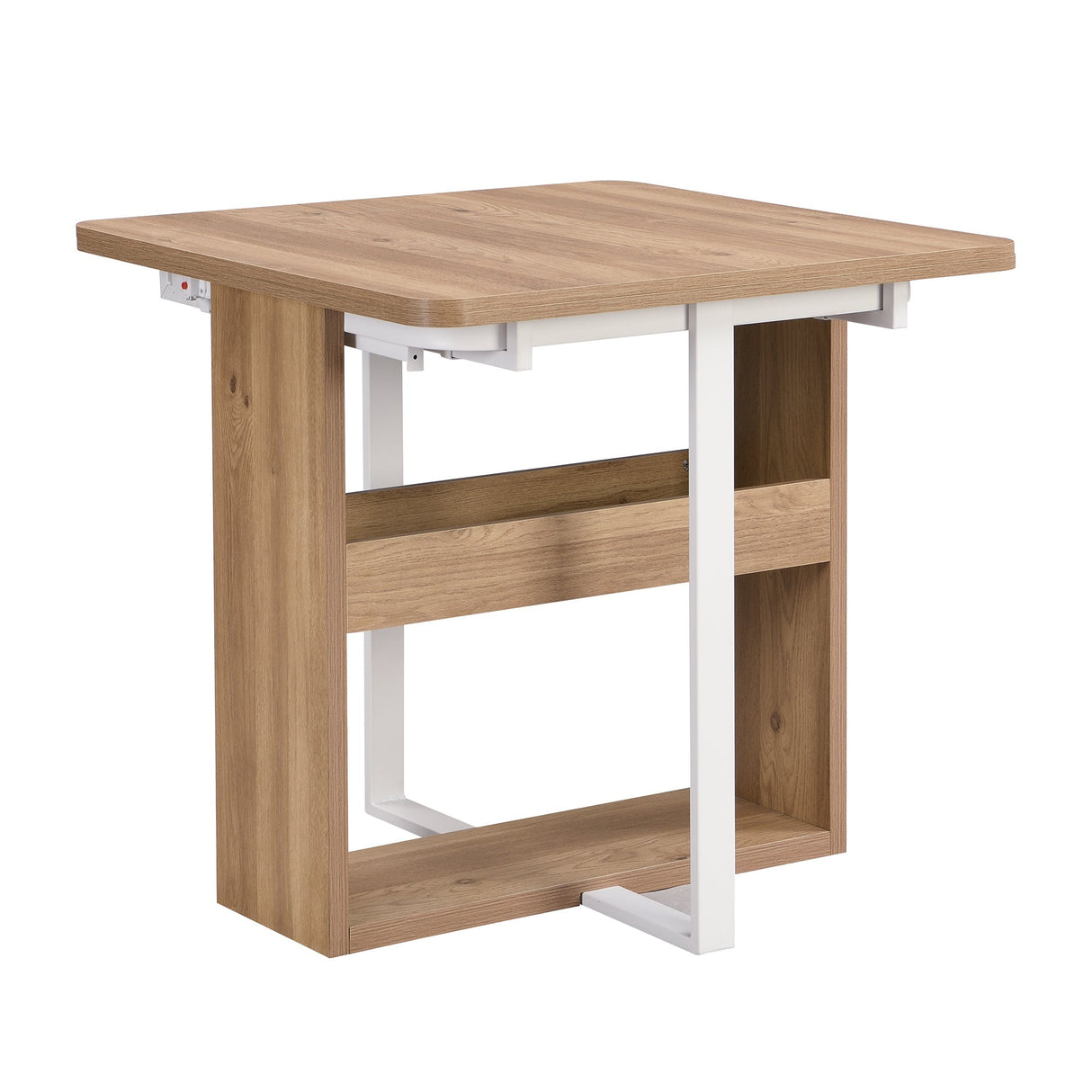 TOPMAX Modern Compact 63-inch 5-Piece Extendable Dining Table Set