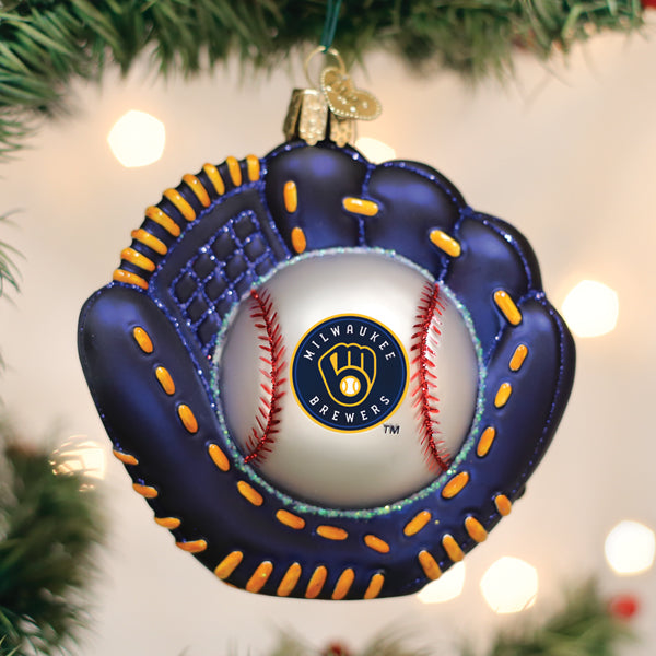 Brewers-Baseball-Mitt-Ornament-Christmas-Ornaments