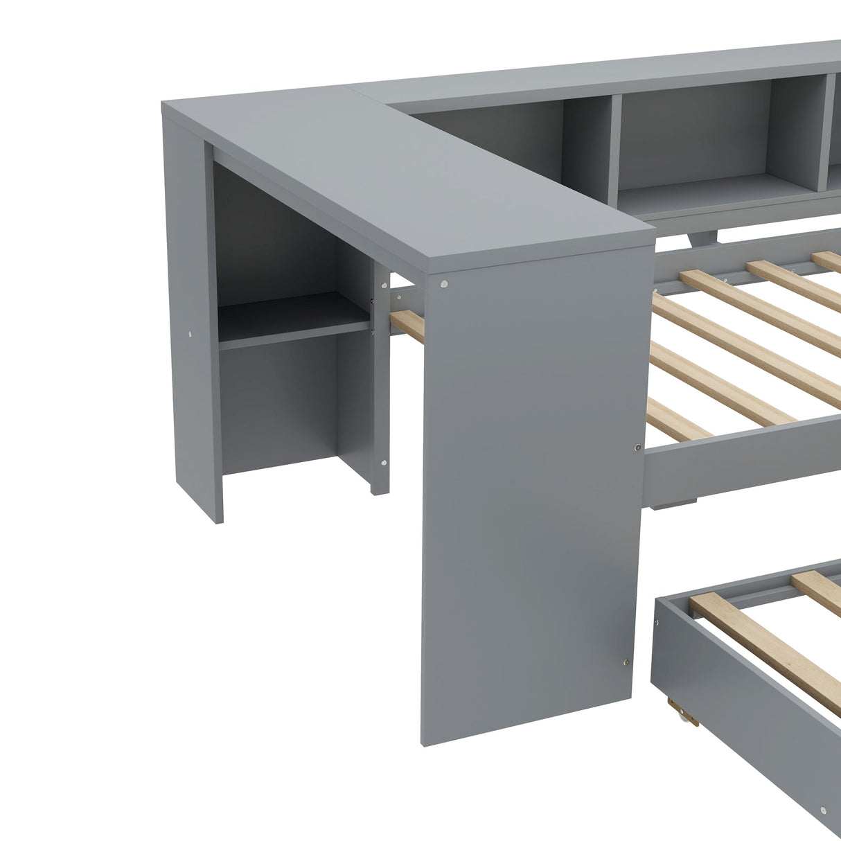 Twin Size Daybed with Trundle and Storage