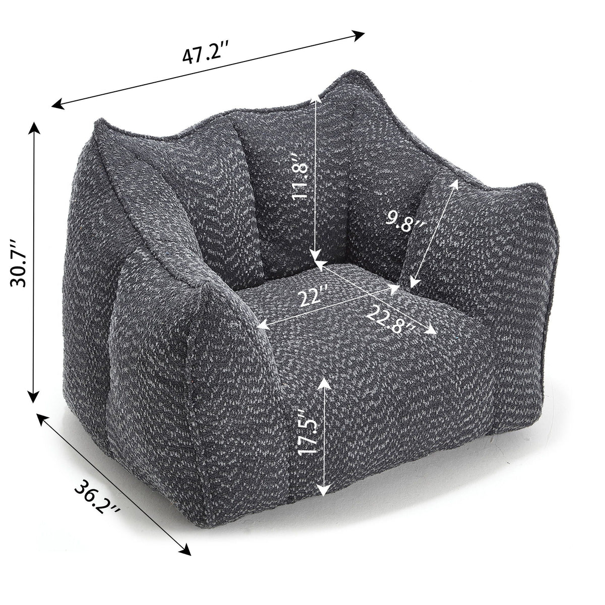 Comfortable Sofa Chairs With Highly Resilient Foam For Living Rooms And Bedrooms
