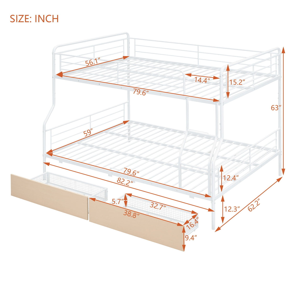 Contemporary Bunk Bed