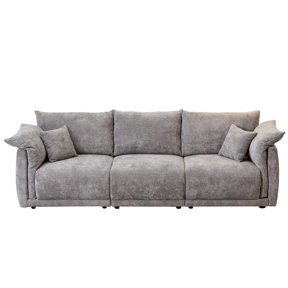 98.5' 3-Seater Sofa in Contemporary Grey