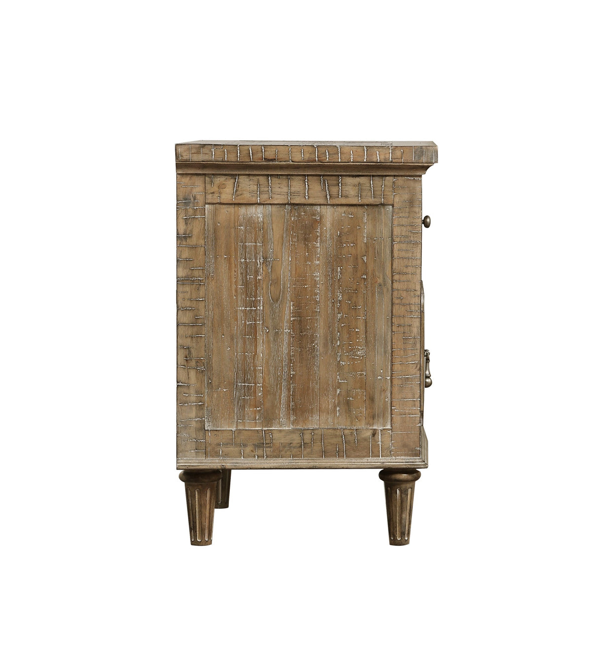 Changeme Solid Wood Nightstand with 2 Drawers