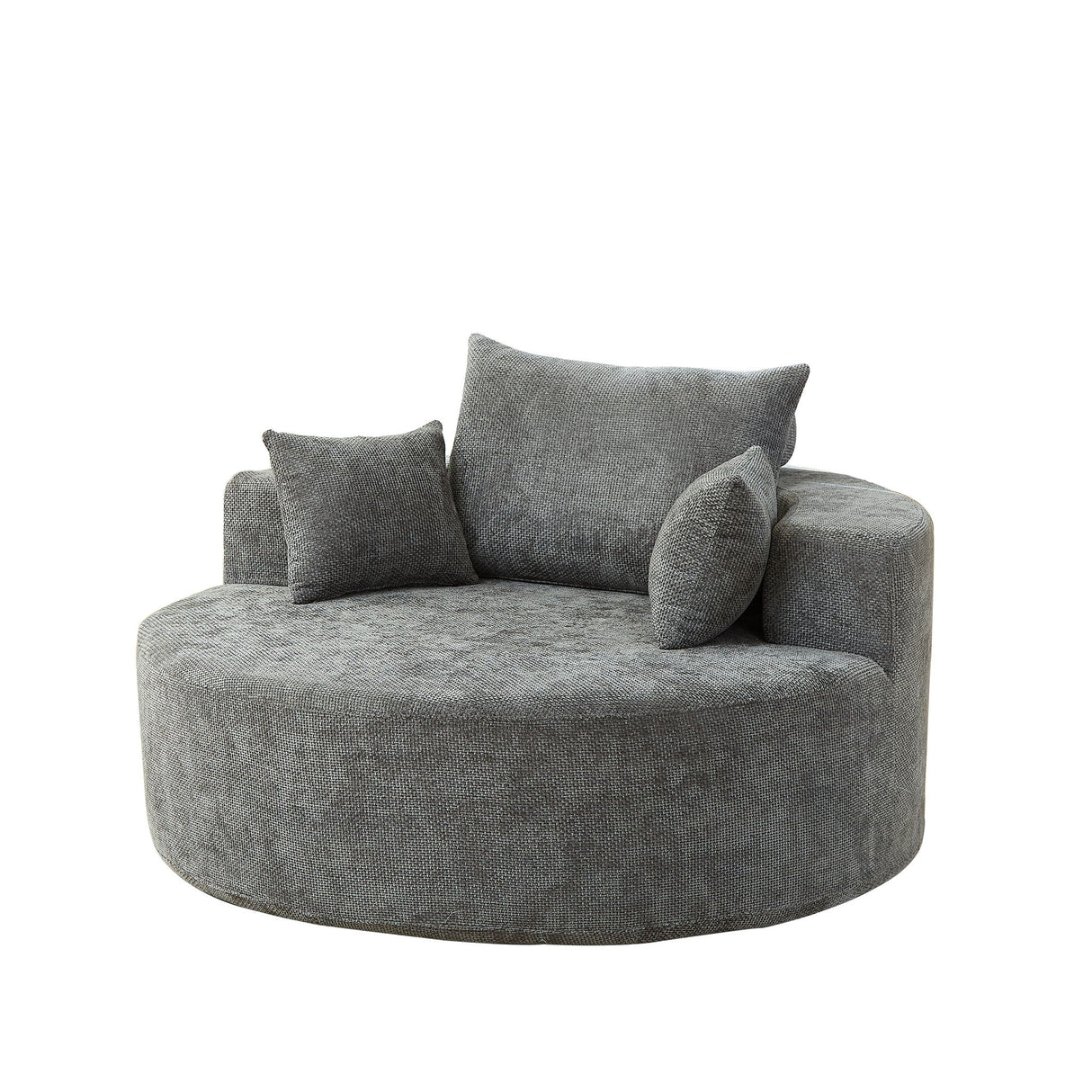 Single Sofa, Sleeper Chair For Living Room - Gray