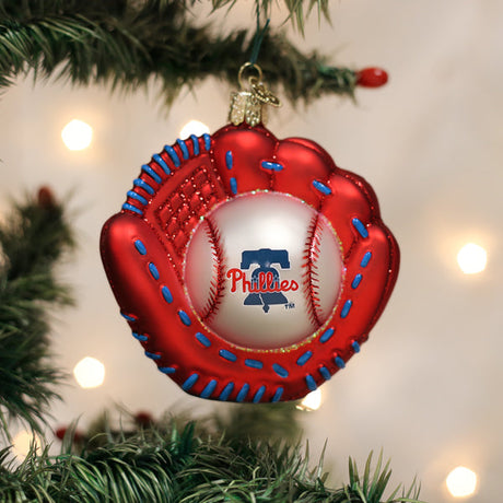 Phillies-Baseball-Mitt-Ornament-Christmas-Ornaments