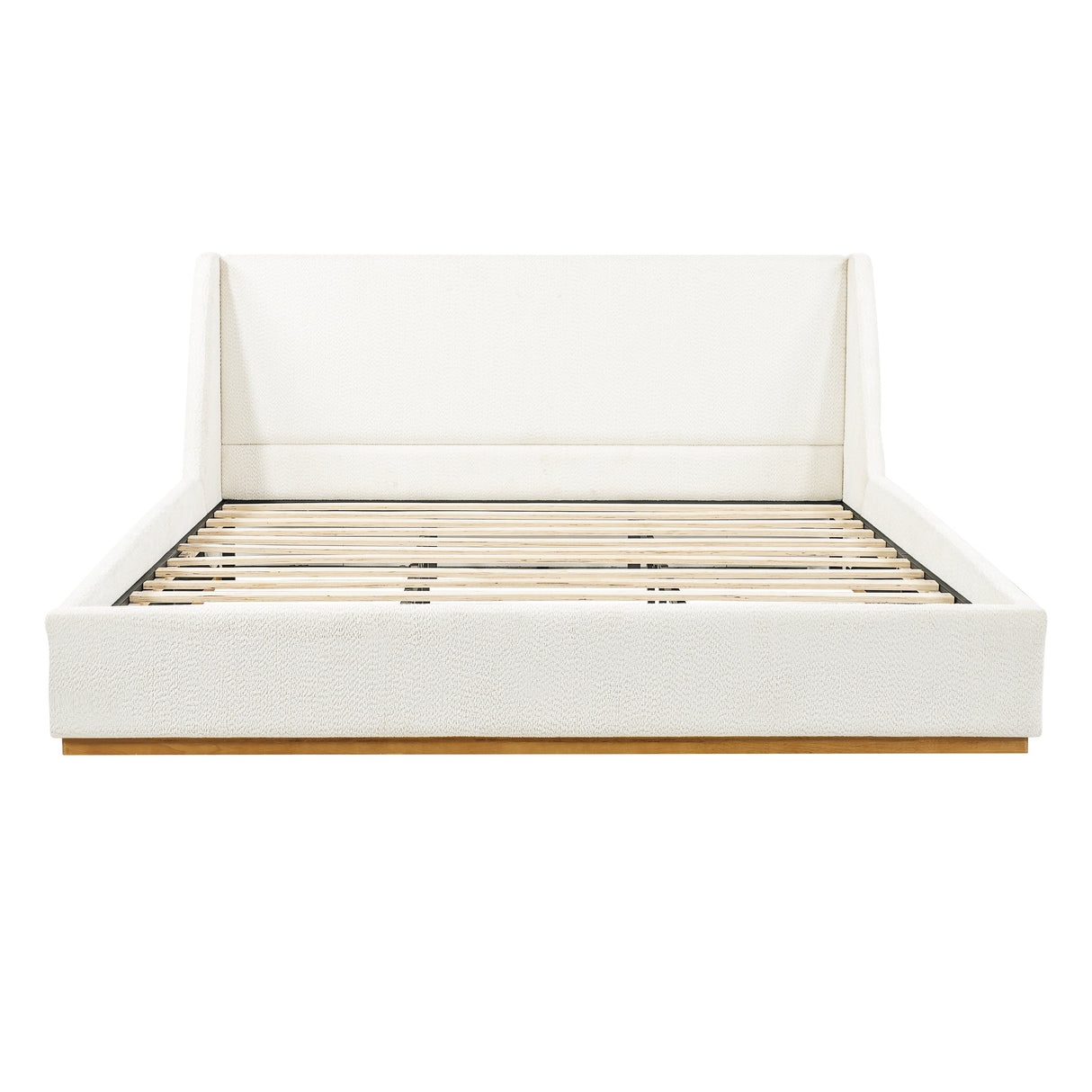 Luxury Upholstered Bed with Wings