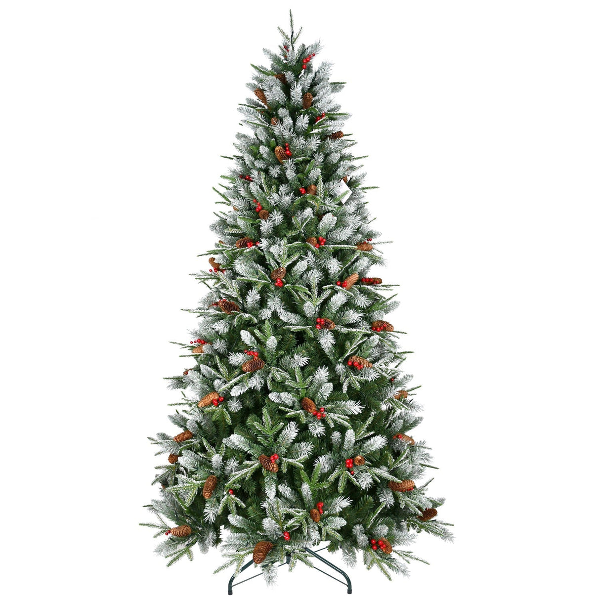 7.5-Foot Snow-Tipped Woodland Christmas Tree