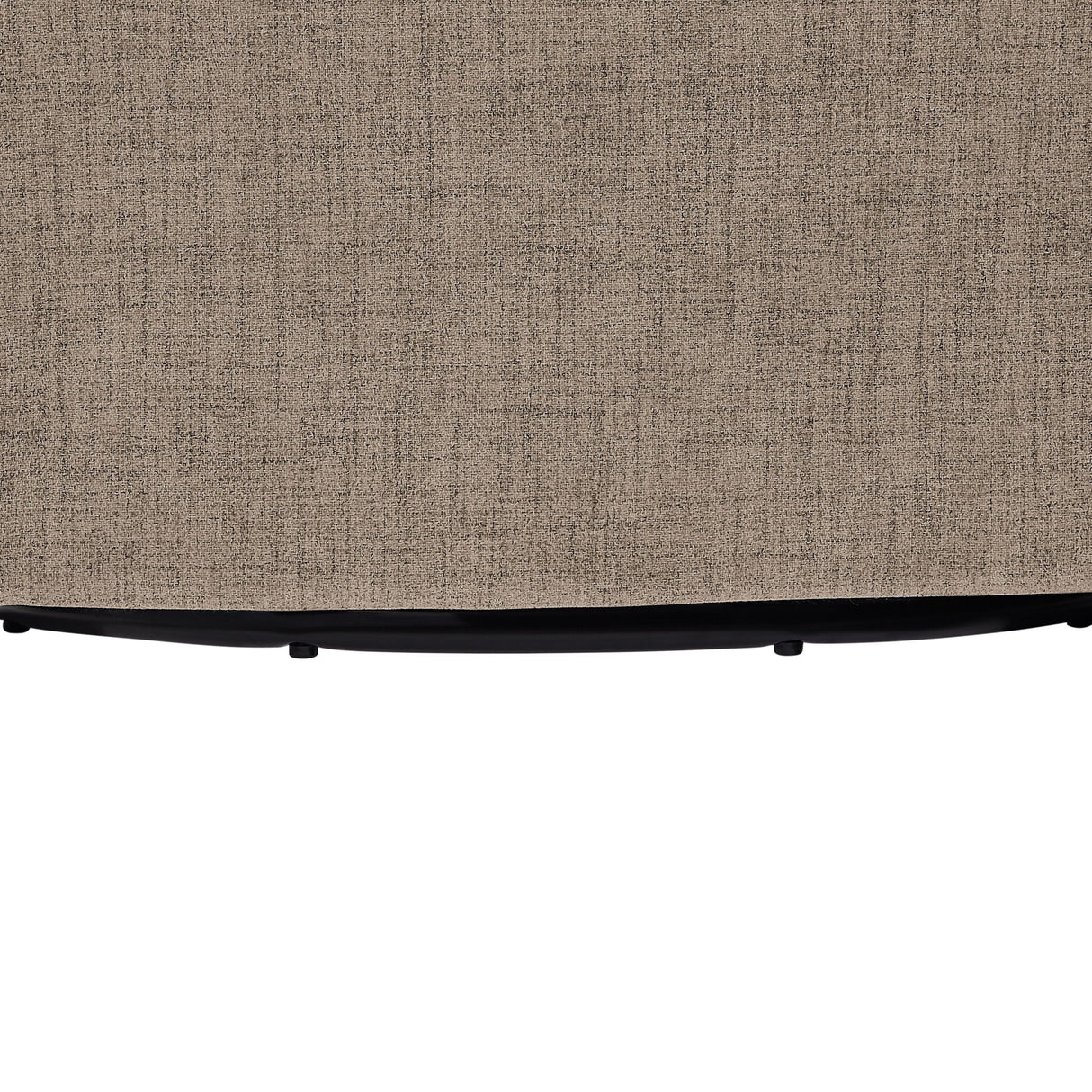 Solitude - Skirted Swivel Accent Chair With Hemp Like