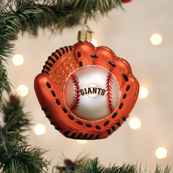 Giants-Baseball-Mitt-Ornament-Christmas-Ornaments