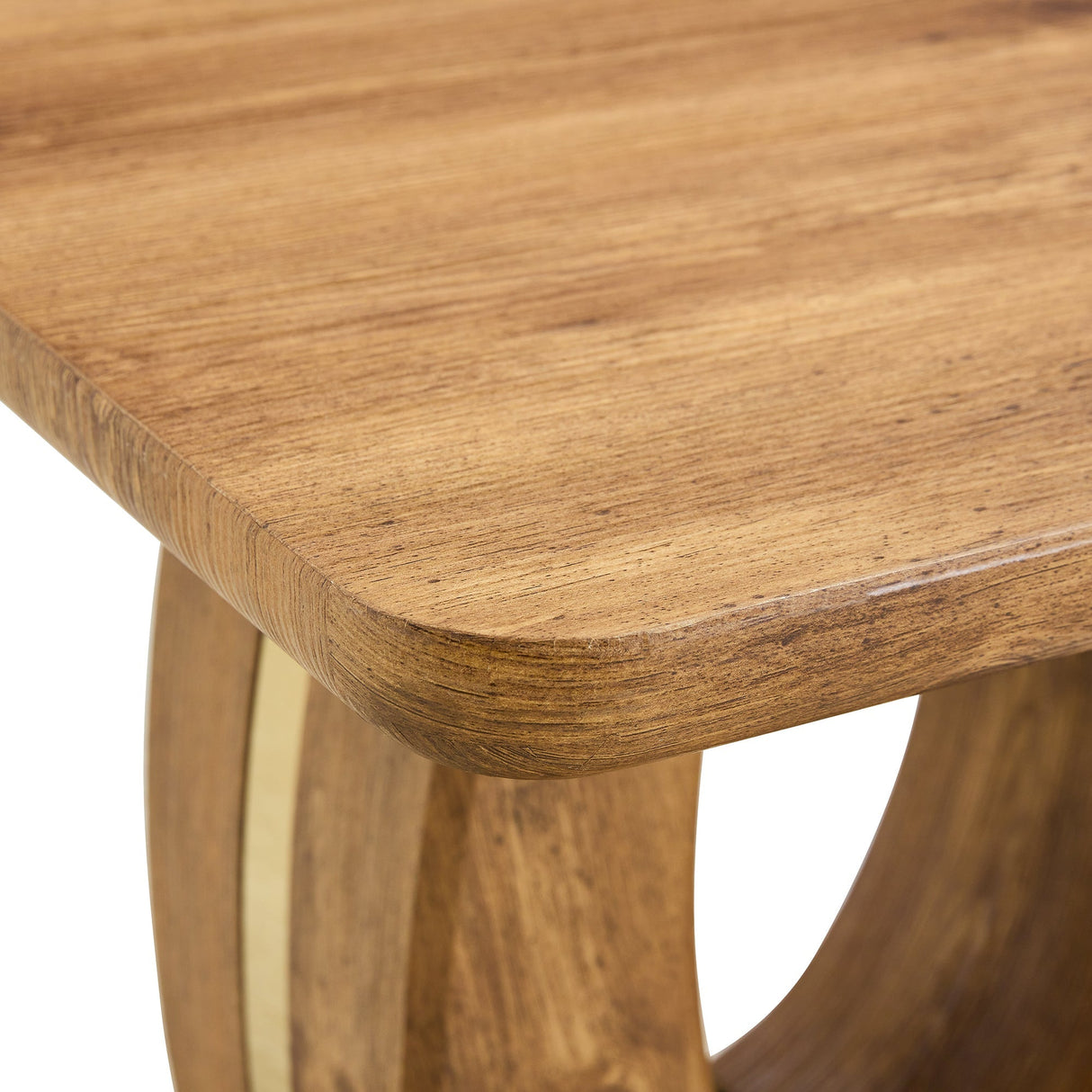 Elegant Wood-Grain Coffee Table