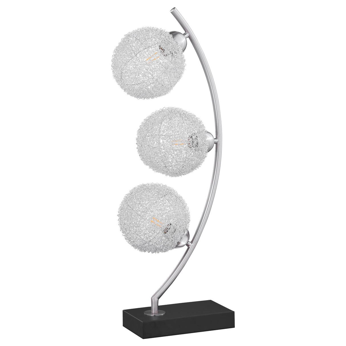 Mcdougal - Spherical Table Lamp With LED Lighting - Black