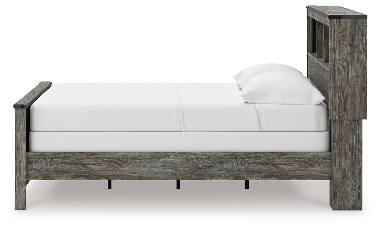 Frandern - Bookcase Panel Bed