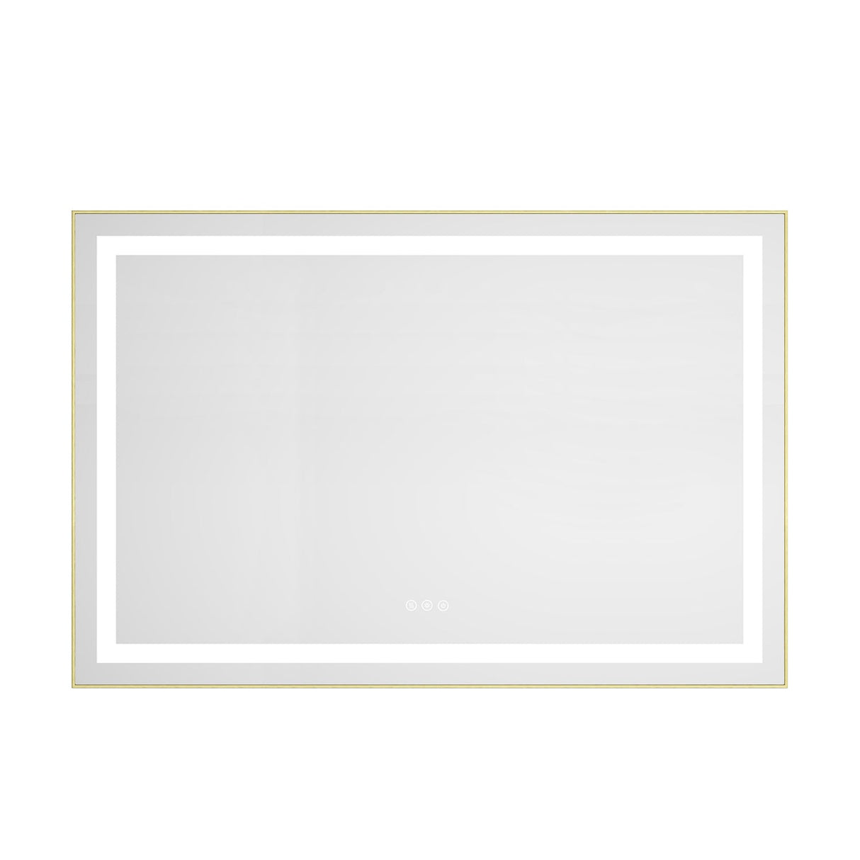 48" x 32" LED Bathroom Mirror with Front and Backlight