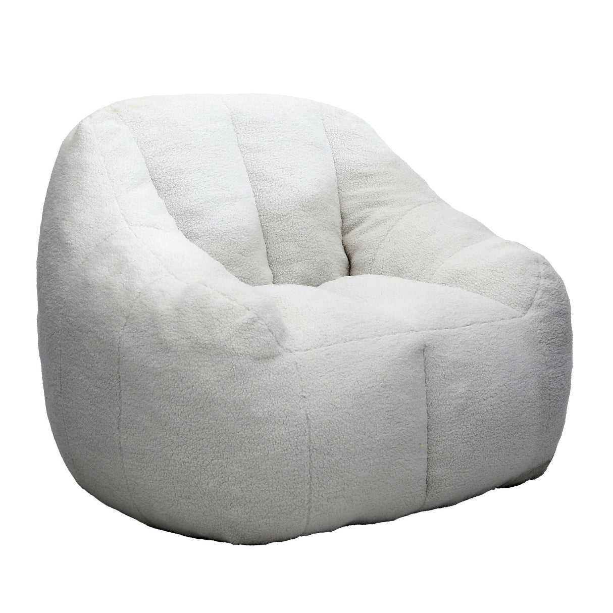 Comfy Bean Bag Chair With Memory Foam Filler, Tufted Soft