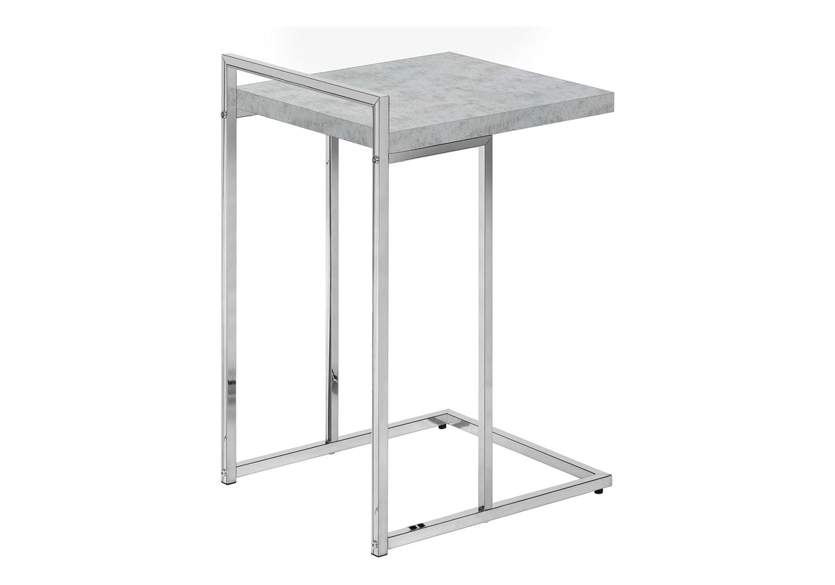 Accent Table, C-Shaped, Contemporary & Modern