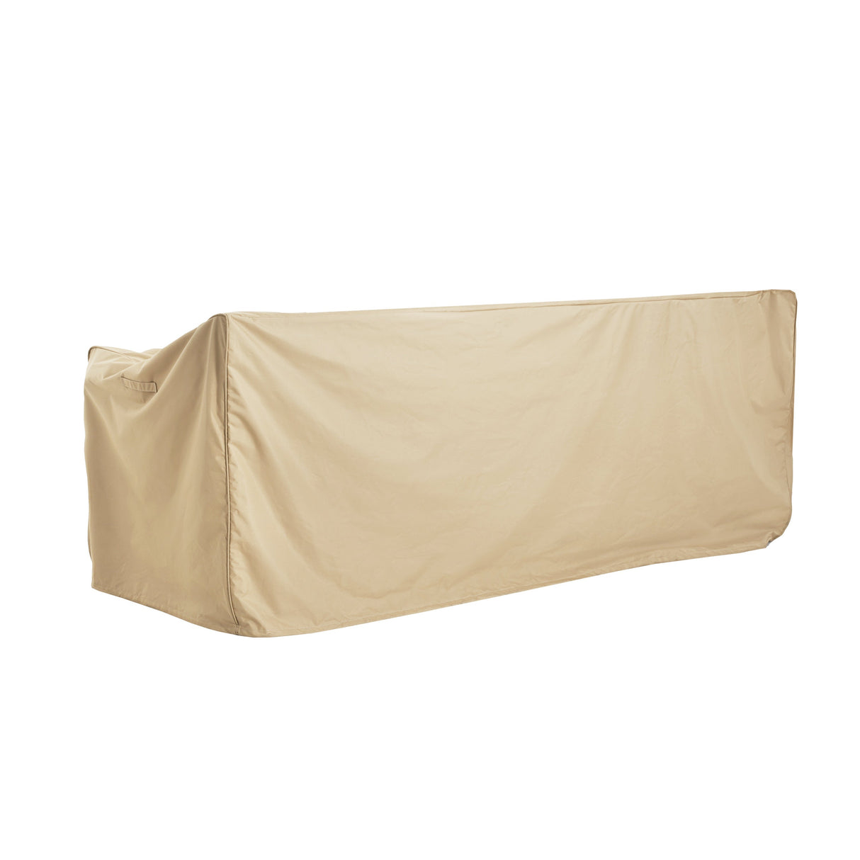 Patio Outdoor 3 Seater Sofa Cover Beige Fabric Weather-Resistant