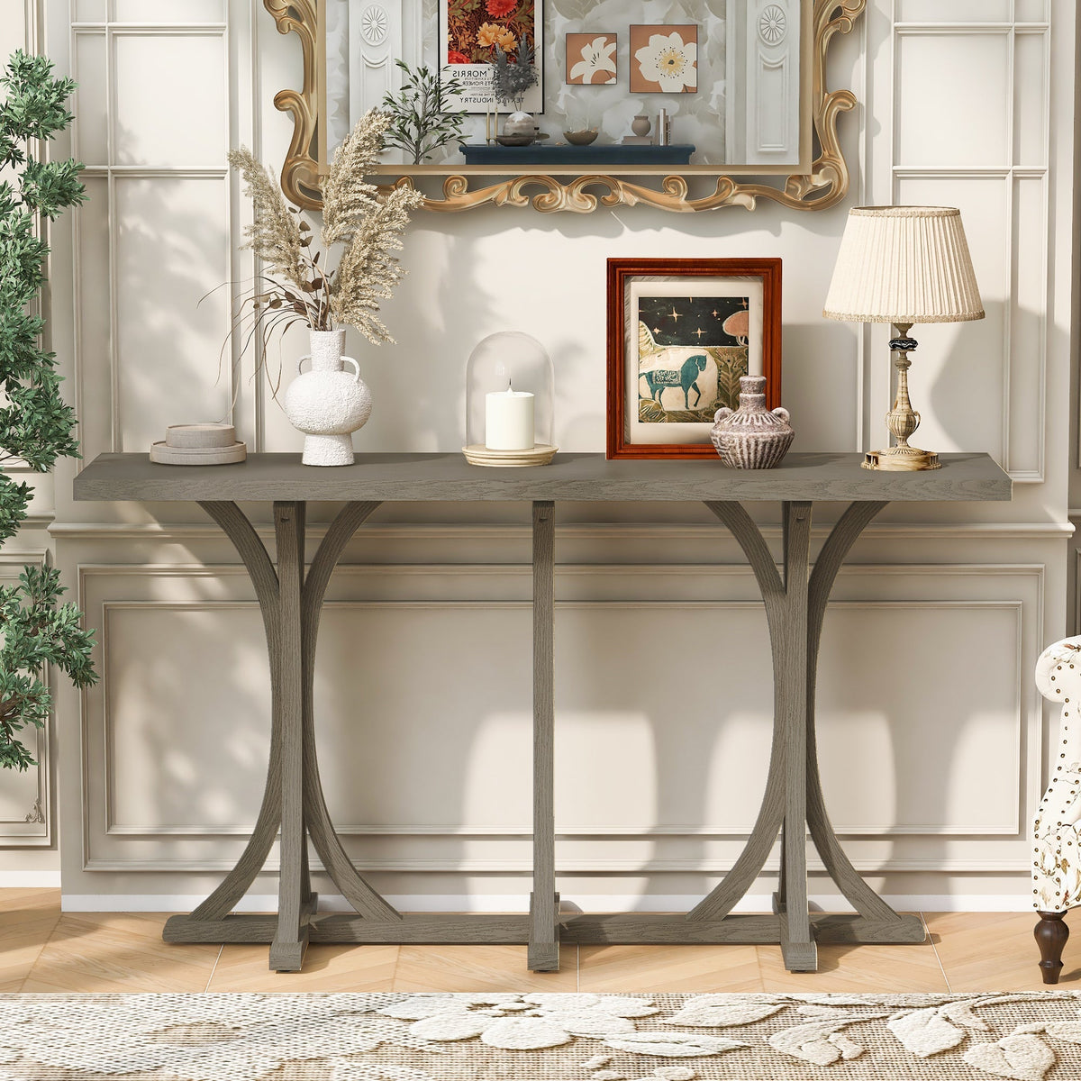 U-Style 59.8'' Wooden Console Table