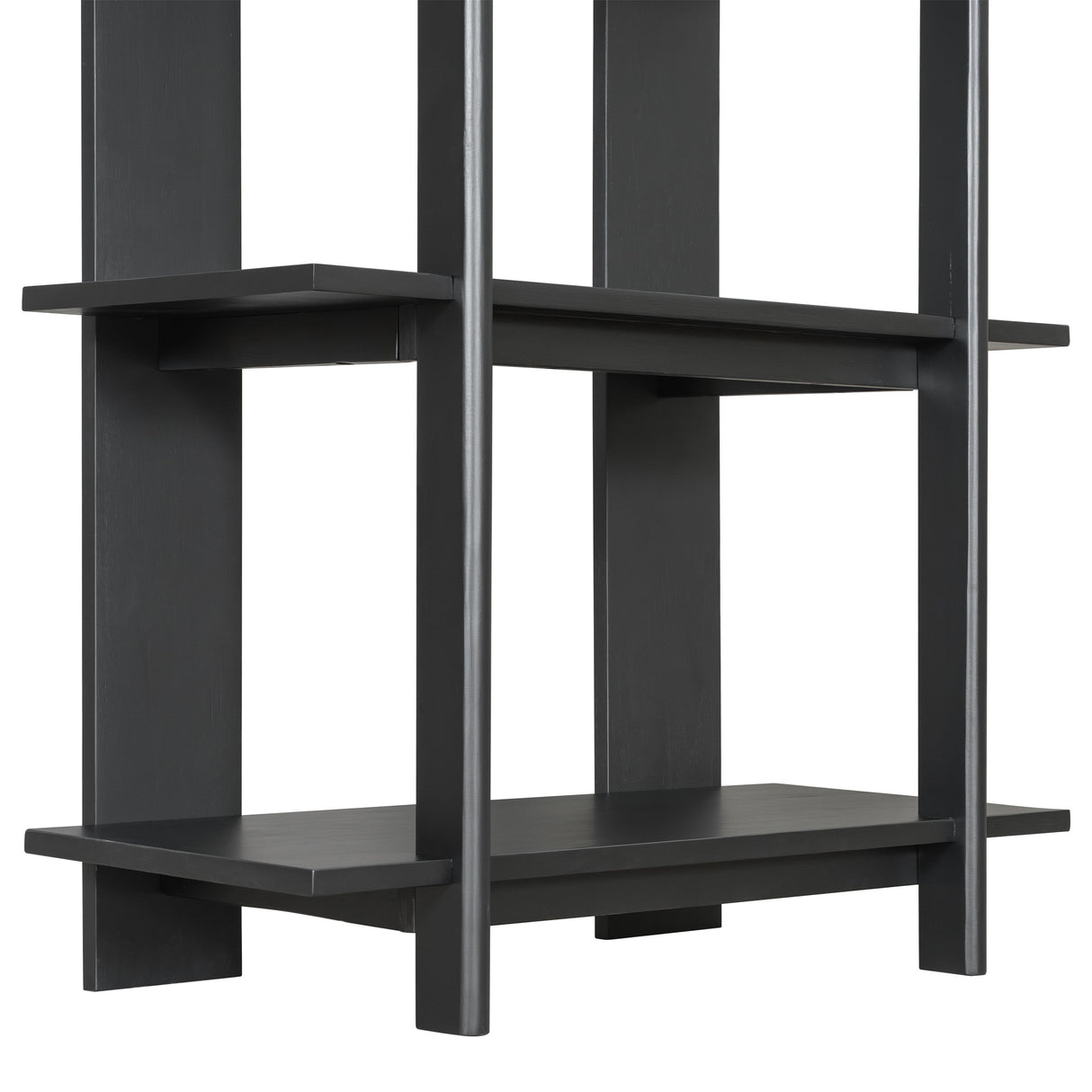 4-Tier Wooden Open Bookcase