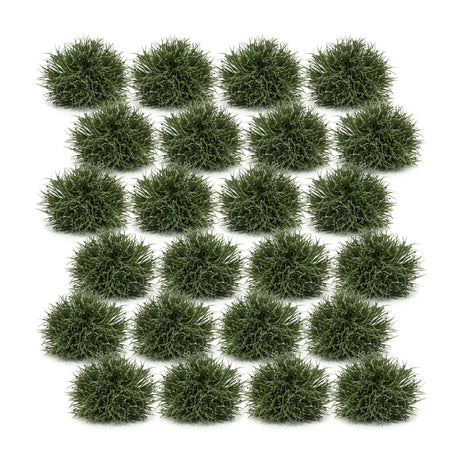 Spring-grass-half-orb-(set-of-24)-Artificial-Flowering-Plants