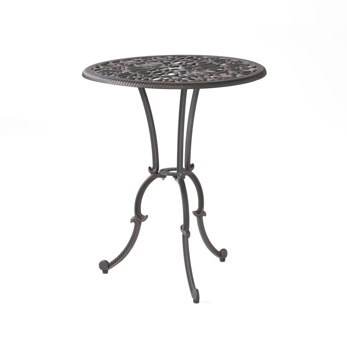 Charleston 3 Pieces Cast Bistro Set - Copper