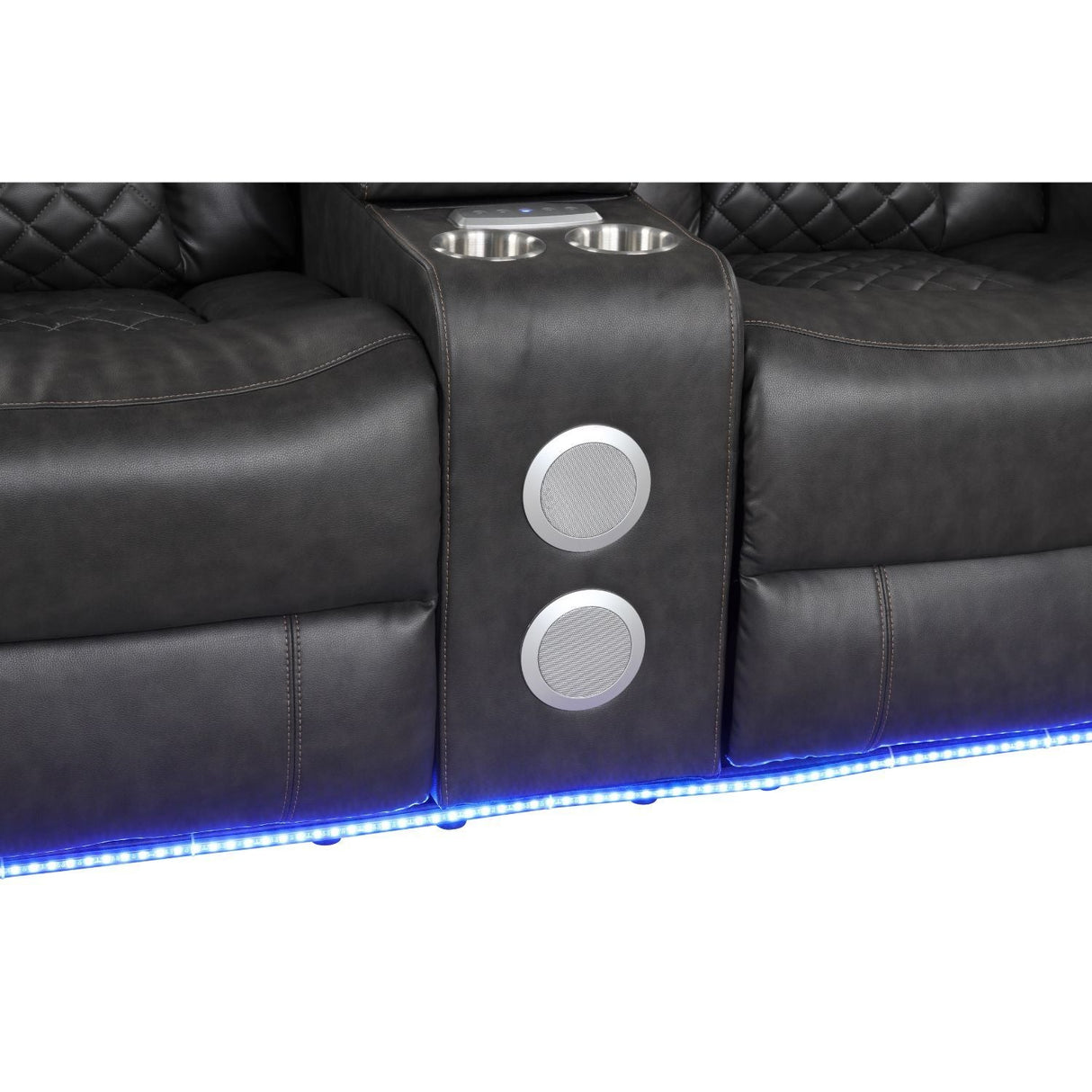 Benz - LED & Power Recliner With Adjustable Headrests And Ambient LED Lighting