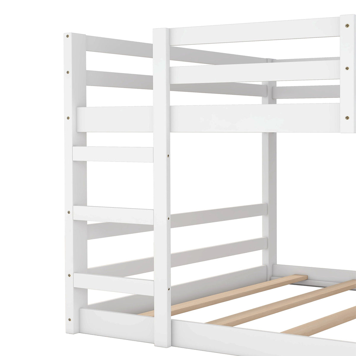 Solid Construction, Bunk Bed With Ladder