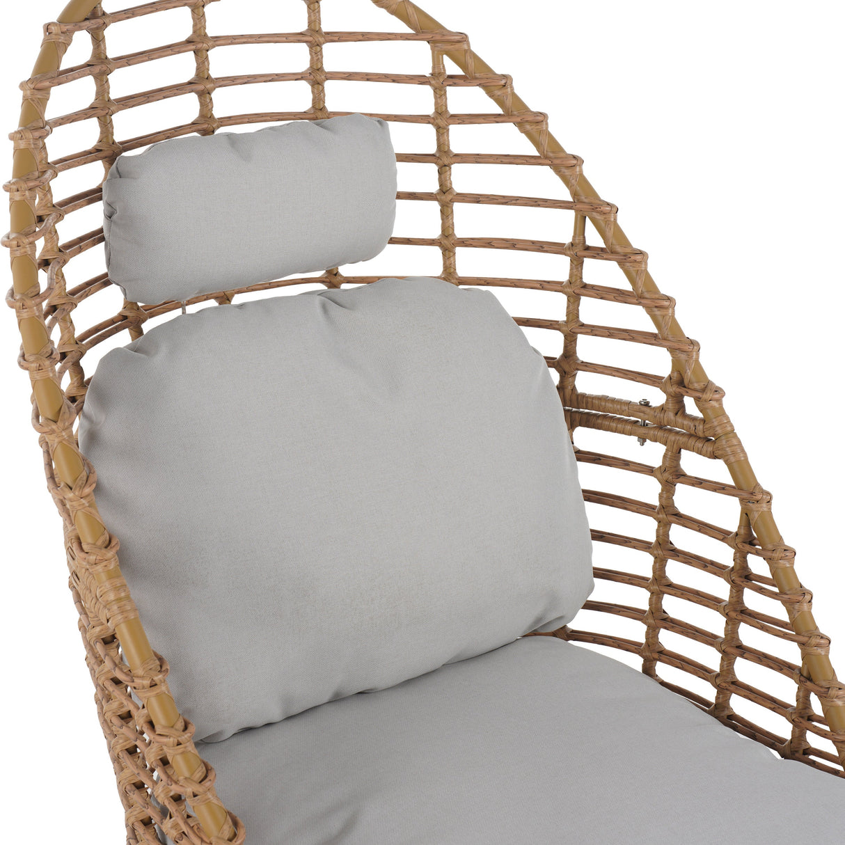 Ellis Outdoor Wicker High-Back Swivel Lounge Chair