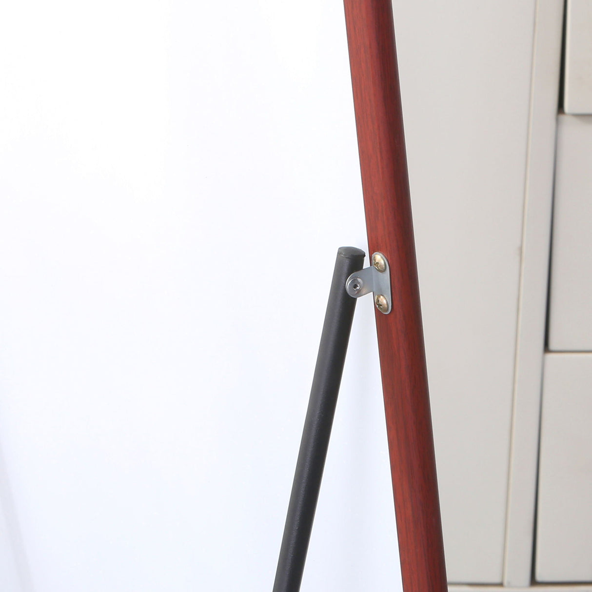 4Th Generation Floor Standing Full Length Mirror Wall Mounted Glass - Transparent