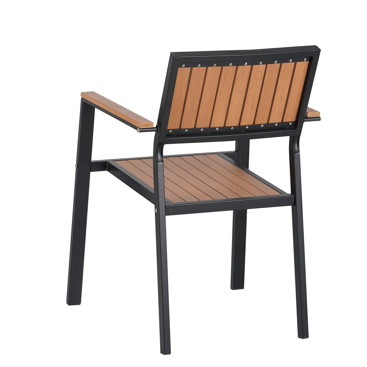 Outdoor Dining Set With Extendable Table And Six Chairs