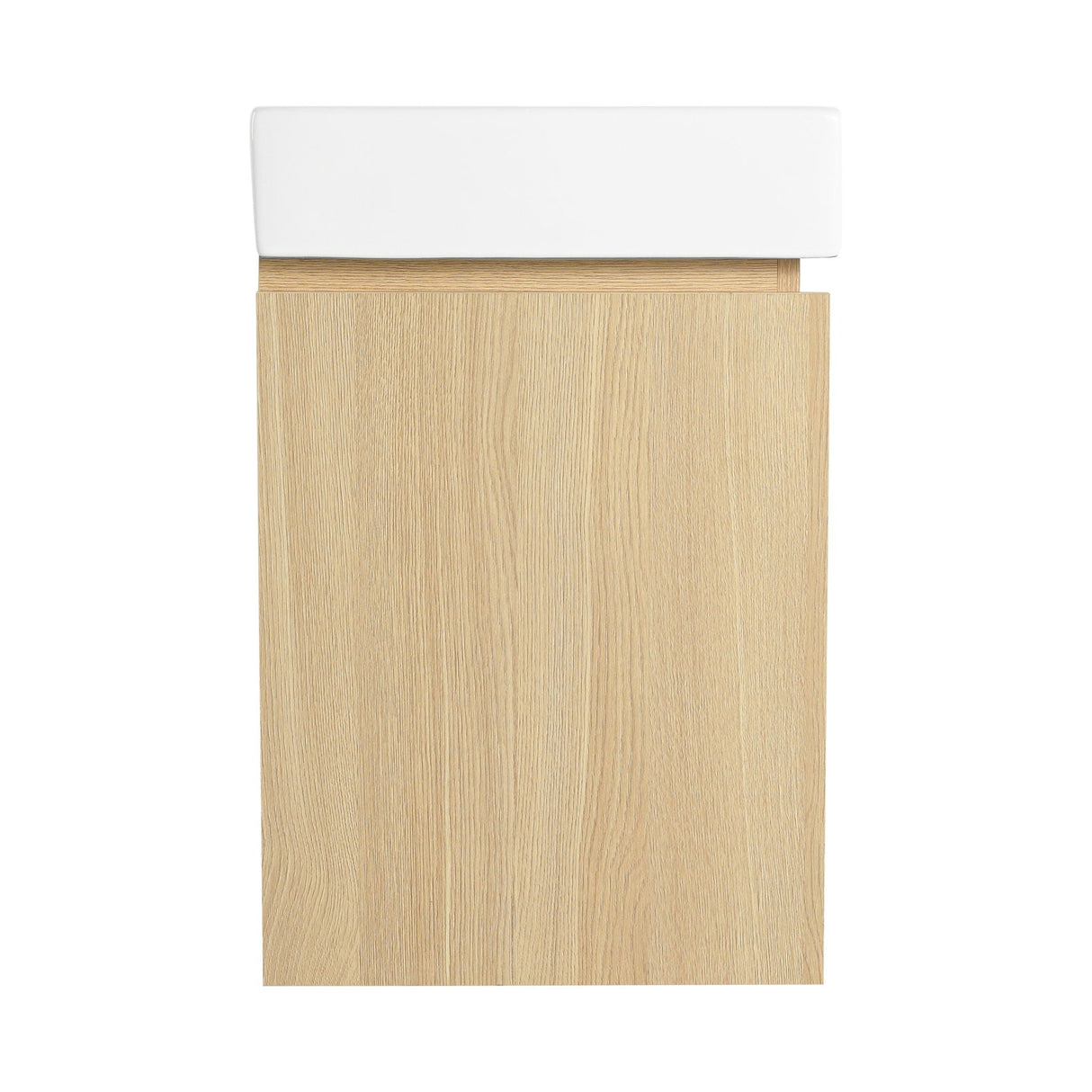 Modern Bathroom Vanity With Ceramic Basin, Wall Mounted Floating Sink Combo, Storage Cabinet