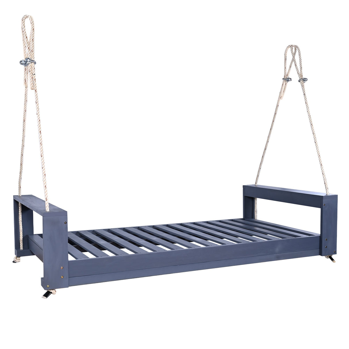 Twin Size Porch Swing Bed SeatingGray
