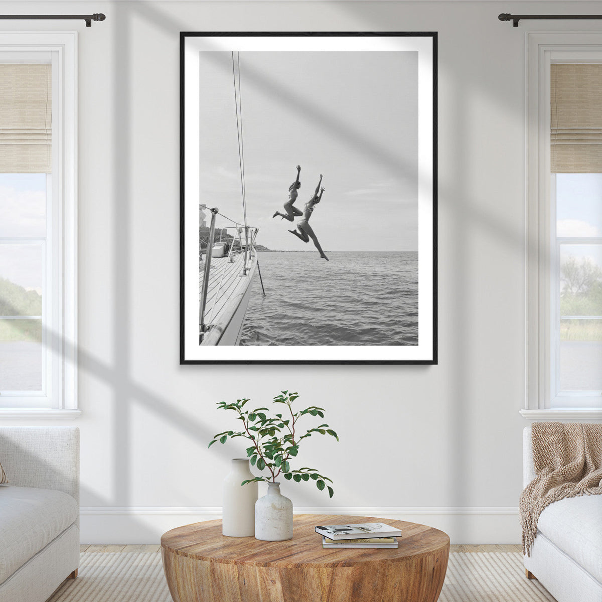 Sailing Wall Art Canvas Print – Ocean Adventure Sailboat