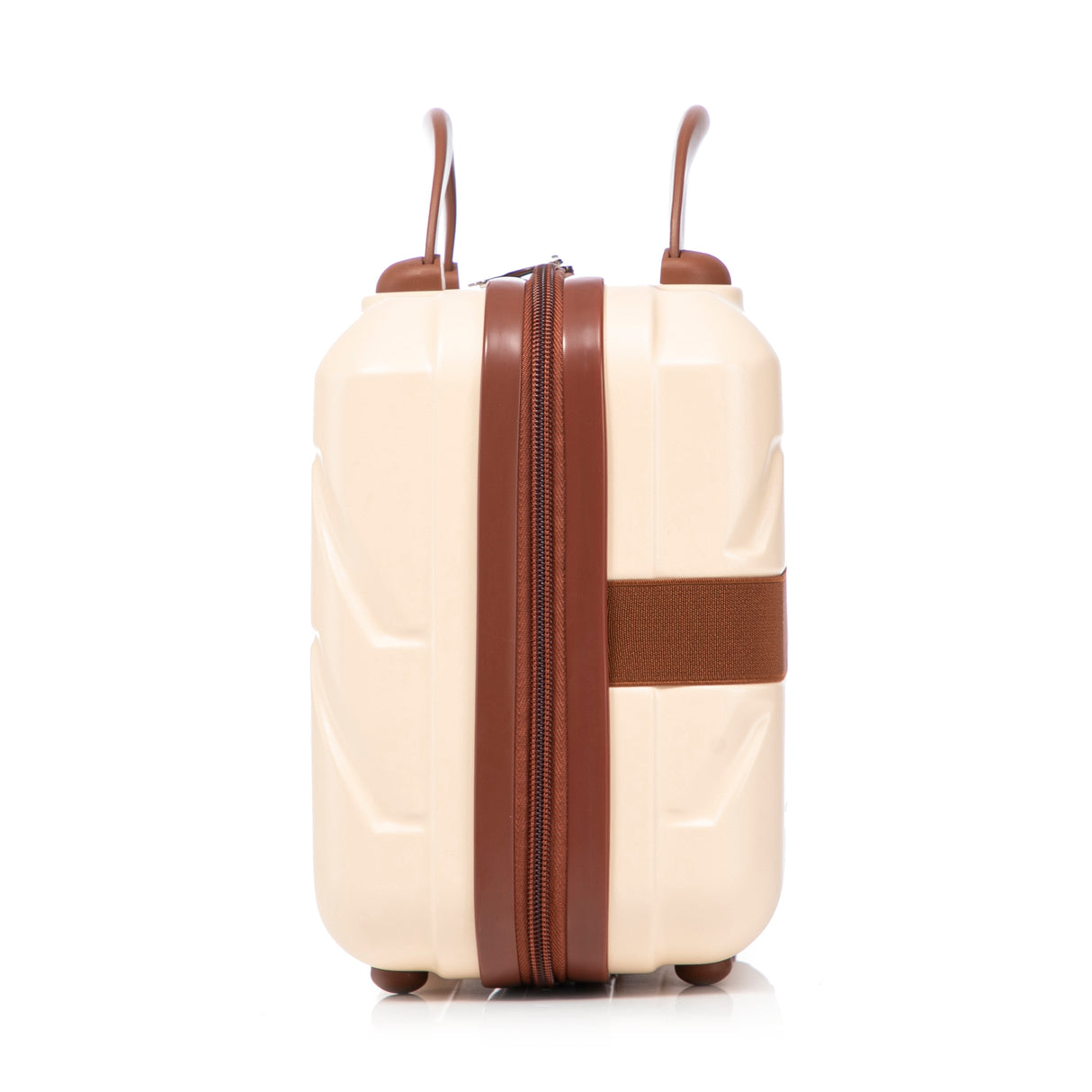 14'/20' 2-Piece ABS Spinner Wheel Luggage Set (Beige)