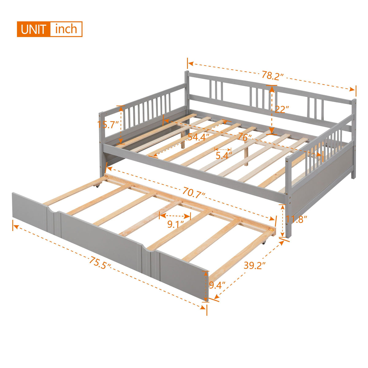 Multifunctional Modern Daybed