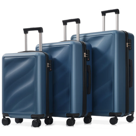 Luggage-Set-3-Piece,-Lightweight-Durable-ABS-Suitcases-with-Spinner-Wheels-and-TSA-Lock,-Carry-on-&-Checked-Travel-Luggage-(20'/24'/28')-Luggage-Sets