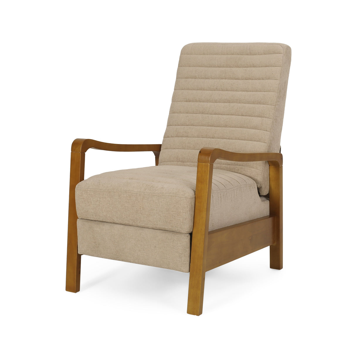 Mid-Century-Modern-Manual-Club-Recliner-Accent-Chairs